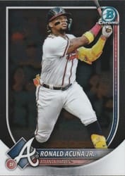 2025 Bowman Chrome Base Set Ronald Acuña Jr. #13 card