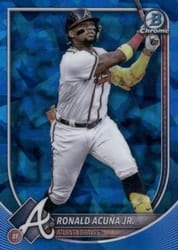2025 Bowman Chrome Sapphire Edition Base Set Ronald Acuña Jr. #13 card