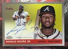 2025 Topps Chrome Platinum Autographs Ronald Acuña Jr. #CPA-RA card