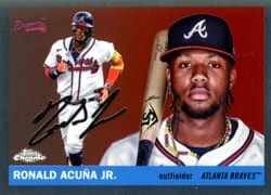 2025 Topps Chrome Platinum Base Set Ronald Acuña Jr. #5 card