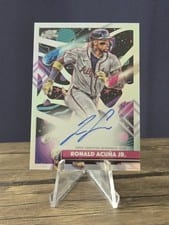2025 Topps Cosmic Chrome Cosmic Chrome Autographs Ronald Acuña Jr. #CCA-RAC card