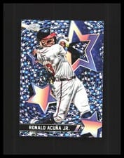 2025 Topps Cosmic Chrome StarFractor Ronald Acuña Jr. #SF-32 card