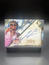 2025 Topps Diamond Icons Diamond Drip Autographs Ronald Acuña Jr. #DDA-RAJ card