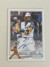 2025 Topps Heritage 1976 Redefined Real One Autographs Ronald Acuña Jr. #76RROA-RA card