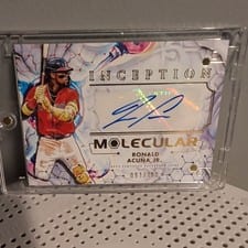 2025 Topps Inception Inception Molecular Autographs Ronald Acuña Jr. #IMA-RA card