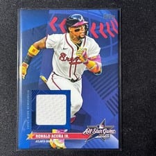2025 Topps Update All-Star Stitches Ronald Acuña Jr. #AS-RA card