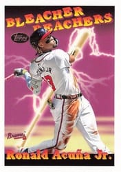 2025 Topps Update Bleacher Reachers Ronald Acuña Jr. #BR-2 card