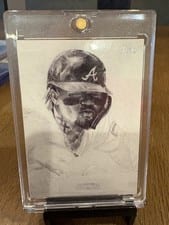 2025 Topps Update Keegan Hall Art Cards Ronald Acuña Jr. #KHAC-29 card