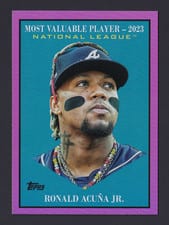2025 Topps Update Most Valuable Ronald Acuna Jr. #MV-3 card