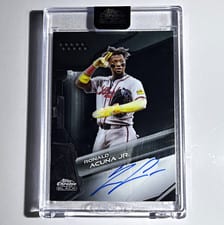 2026 Topps Chrome Black Autographs Ronald Acuña Jr. #CBA-RAJ card
