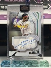 2026 Topps Chrome Black Ivory Autographs Ronald Acuña Jr. #IVA-RA card