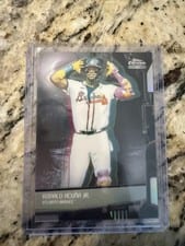 2026 Topps Chrome Black Nocturnal Ronald Acuña Jr. #NOC-27 card