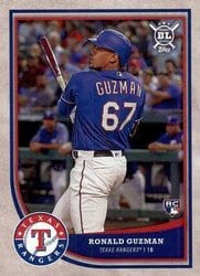 2018 Topps Big League Base Set Ronald Guzman #374 card