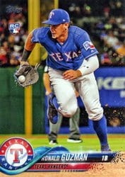 2018 Topps Update Base Set Ronald Guzman #US105 card