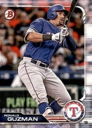 2019 Bowman Base Set Ronald Guzman #88 card