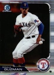 2019 Bowman Chrome Base Set Ronald Guzman #95 card