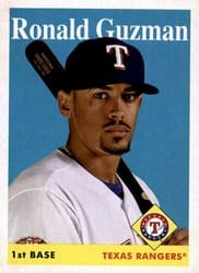2019 Topps Archives Base Set Ronald Guzman #80 card