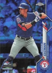 2020 Topps Chrome Sapphire Edition Base Set Ronald Guzman #609 card