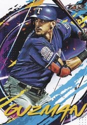 2020 Topps Fire Base Set Ronald Guzman #60 card