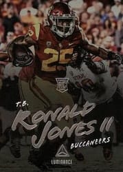 2018 Panini Luminance Base Set Ronald Jones II #184 card
