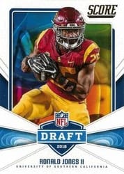 2018 Score NFL Draft Ronald Jones II #26 card