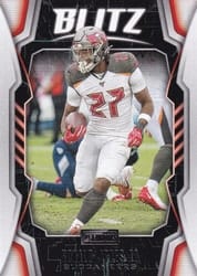 2020 Panini Playbook Blitz Ronald Jones II #BLITZ-18 card
