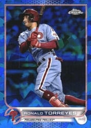 2022 Topps Chrome Sapphire Edition Base Set Ronald Torreyes #354 card