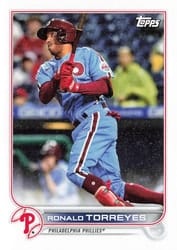 2022 Topps Mini Base Set Ronald Torreyes #354 card