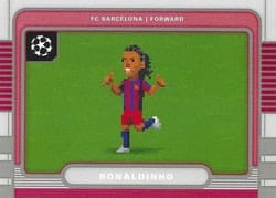2025-26 Topps UEFA Club Competitions 8-Bit Shots Ronaldinho #8B-16 card