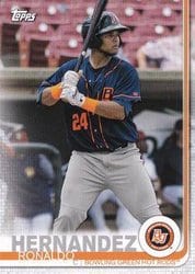 2019 Topps Pro Debut Base Set Ronaldo Hernandez #98 card