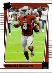 2021 Clearly Donruss Base Set Rondale Moore #71 card