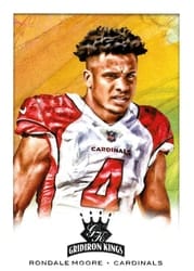 2021 Panini Chronicles Gridiron Kings Rondale Moore #GK-29 card