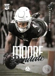 2021 Panini Chronicles Luminance Update Rookies Rondale Moore #208 card