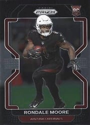 2021 Panini Chronicles Prizm Black Rondale Moore #PB-22 card
