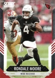 2021 Panini Chronicles Score Update Rookies Rondale Moore #408 card