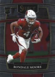 2021 Panini Select Base Set Rondale Moore #58 card