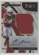 2021 Panini Select Jumbo Rookie Signature Swatches Rondale Moore #JRS-RMO card