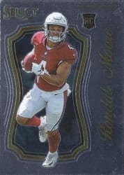 2021 Panini Select Select Certified Rookies Rondale Moore #SCR-20 card