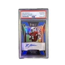 2021 Panini Select Signatures Select Rondale Moore #SSP-RMO card