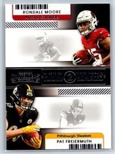 2021 Panini Contenders Round Numbers Rondale Moore / Pat Freiermuth #RN-RMO card