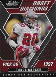 2022 Panini Absolute Draft Diamonds Ronde Barber #DD-19 card