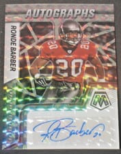 2022 Panini Mosaic Autographs Mosaic Ronde Barber #AM-RB card