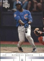 2002 Upper Deck Base Set Rondell White #310 card