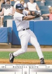2002 Upper Deck Base Set Rondell White #625 card