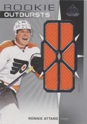 2022-23 SP Game Used Rookie Outbursts Jersey Ronnie Attard #RO-RA card