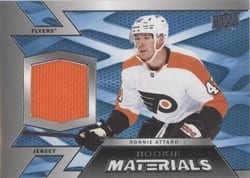 2022-23 Upper Deck Rookie Materials Ronnie Attard #RM-RA card