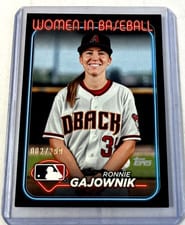 2024 Topps Women in Baseball Ronnie Gajownik #WIB-3 card