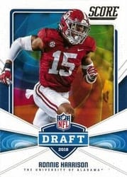 2018 Score NFL Draft Ronnie Harrison #20 card