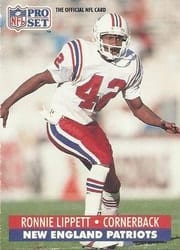 1991 Pro Set Base Set Ronnie Lippett #230 card