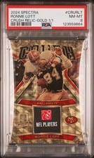 2024 Panini Spectra Crush Relics Ronnie Lott #CRU-RLT card